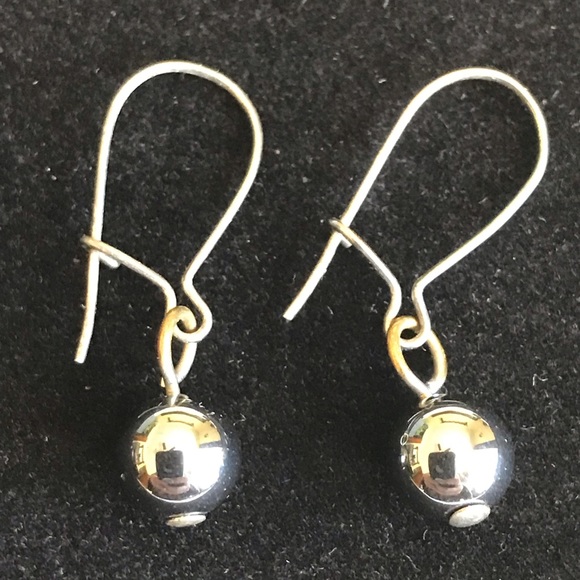 Hematite Drop Earrings - Picture 3 of 3
